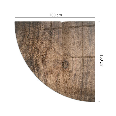 Onderplaat kachel kwart Rustiek bosmotief