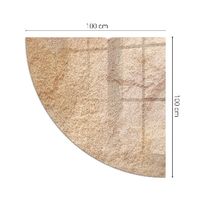 Kachel vloerplaat kwart Steen-geïnspireerd patroon