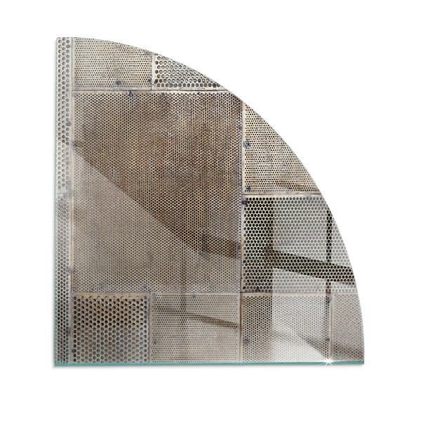 Onderplaat kachel kwart Opengewerkt plaatwerkpatroon