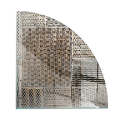 Onderplaat kachel kwart Opengewerkt plaatwerkpatroon