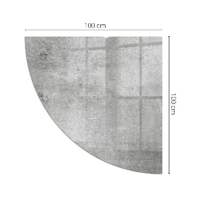 Onderplaat kachel kwart Ruw betonpatroon