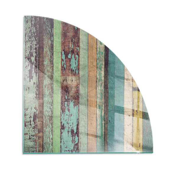 Kachel vloerplaat kwart Tinten van planken in een unieke combinatie