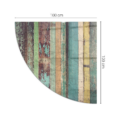 Kachel vloerplaat kwart Tinten van planken in een unieke combinatie