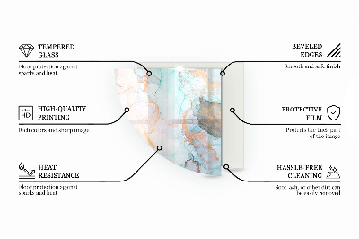 Onderplaat kachel kwart Artistieke textuurcompositie