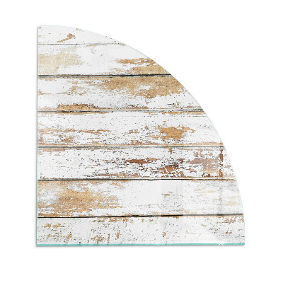 Kachel vloerplaat kwart Een versleten houten plank