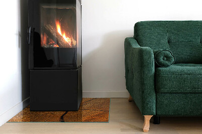 Onderplaat kachel rechthoekige Een dwarsdoorsnedepatroon van hout met een duidelijke nerf