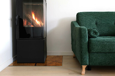 Onderplaat kachel rechthoekige Een dwarsdoorsnedepatroon van hout met een duidelijke nerf