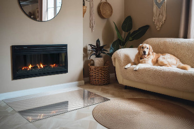 Onderplaat kachel rechthoekige Golven van geavanceerde patronen