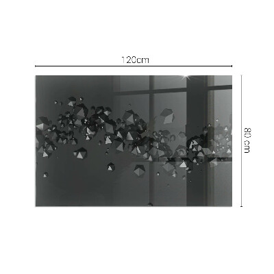 Kachel vloerplaat rechthoekige Wolkenvormen in een abstracte compositie