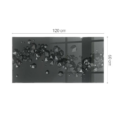 Kachel vloerplaat rechthoekige Wolkenvormen in een abstracte compositie