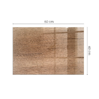Onderplaat kachel rechthoekige Hout in een natuurlijke stijl
