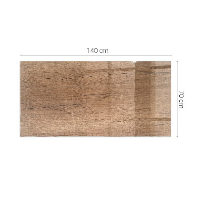 Onderplaat kachel rechthoekige Hout in een natuurlijke stijl