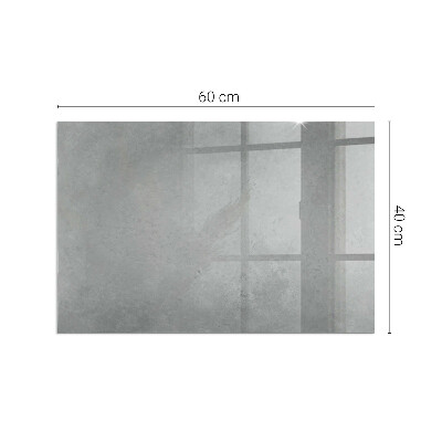 Onderplaat kachel rechthoekige Styling met betoneffect