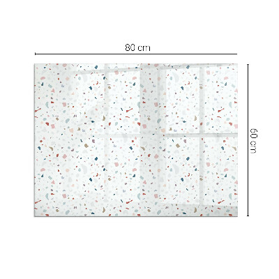 Onderplaat kachel rechthoekige Microvormen in subtiele harmonie