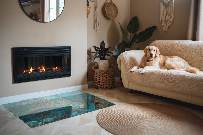 Kachel vloerplaat rechthoekige Een expressief motief met een organische vorm