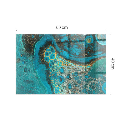 Kachel vloerplaat rechthoekige Een expressief motief met een organische vorm