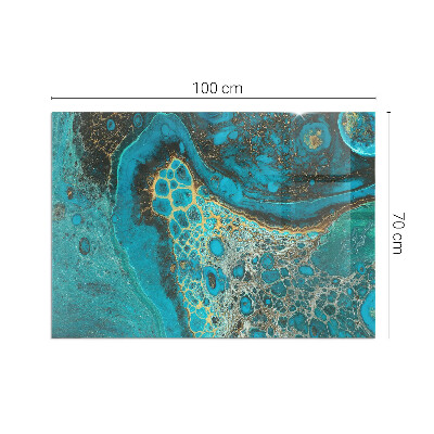 Kachel vloerplaat rechthoekige Een expressief motief met een organische vorm