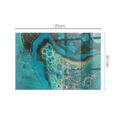 Kachel vloerplaat rechthoekige Een expressief motief met een organische vorm