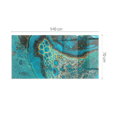 Kachel vloerplaat rechthoekige Een expressief motief met een organische vorm