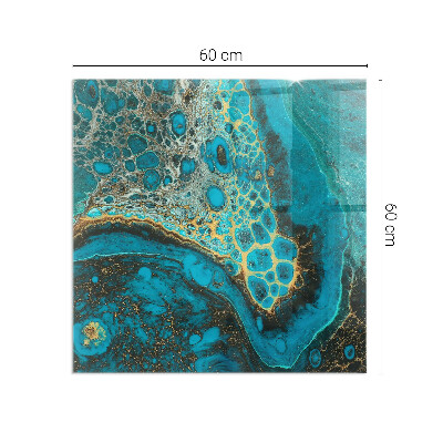 Kachel vloerplaat rechthoekige Een expressief motief met een organische vorm