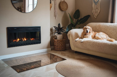 Kachel vloerplaat rechthoekige Hout in een natuurlijke stijl