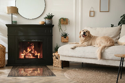 Kachel vloerplaat rechthoekige Hout in een natuurlijke stijl