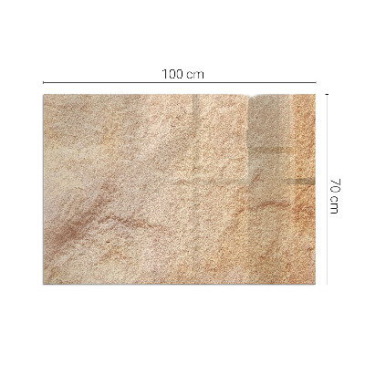 Onderplaat kachel rechthoekige Authentiek steenmotief