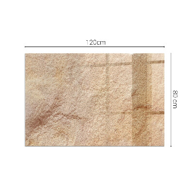 Onderplaat kachel rechthoekige Authentiek steenmotief