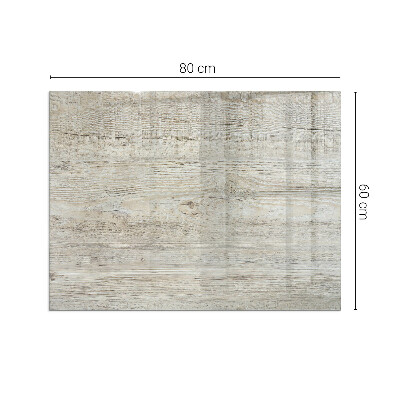 Onderplaat kachel rechthoekige Fijne textuur van licht hout