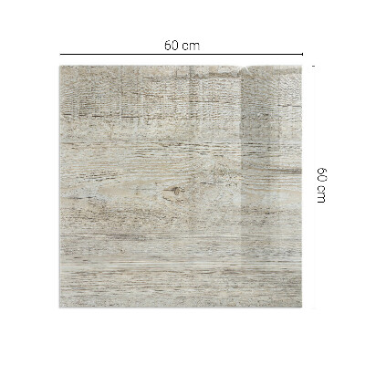 Onderplaat kachel rechthoekige Fijne textuur van licht hout