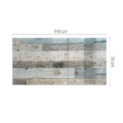 Onderplaat kachel rechthoekige Verschillende kleuren borden in de stijl