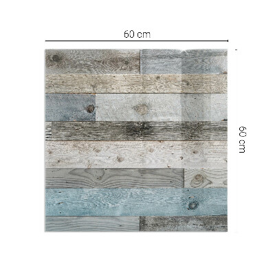 Onderplaat kachel rechthoekige Verschillende kleuren borden in de stijl