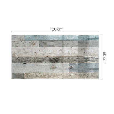 Onderplaat kachel rechthoekige Verschillende kleuren borden in de stijl