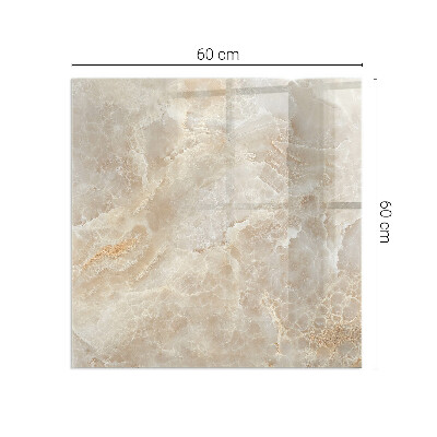 Onderplaat kachel rechthoekige Steenmotief in organische stijl