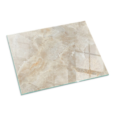 Onderplaat kachel rechthoekige Steenmotief in organische stijl