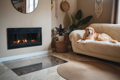 Onderplaat kachel rechthoekige Het ruwe oppervlak stylen