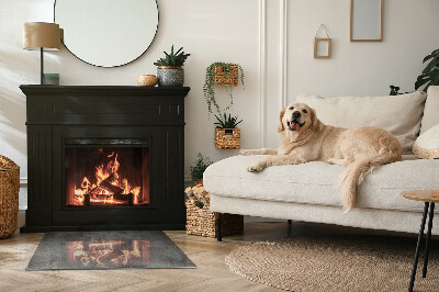 Onderplaat kachel rechthoekige Het ruwe oppervlak stylen