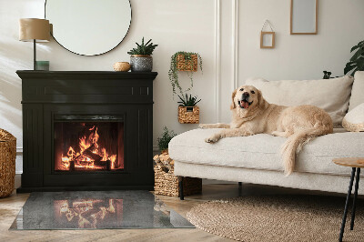 Onderplaat kachel rechthoekige Het ruwe oppervlak stylen