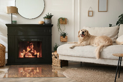 Kachel vloerplaat rechthoekige Roestmotief op de metalen structuur