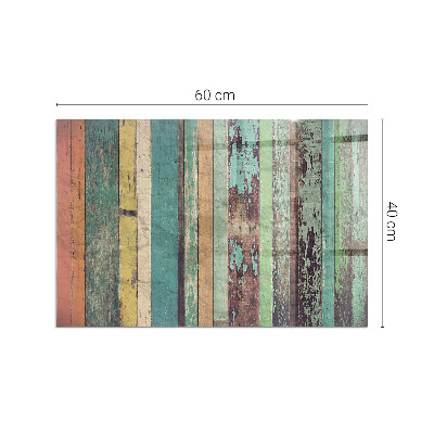 Onderplaat kachel rechthoekige Borden in vele kleurrijke tinten