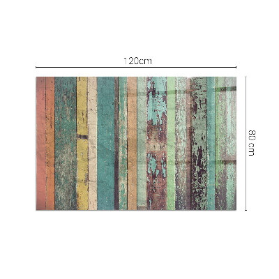 Onderplaat kachel rechthoekige Borden in vele kleurrijke tinten