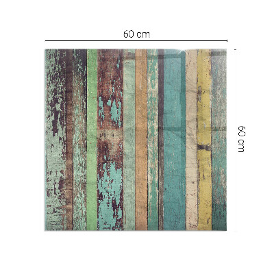 Onderplaat kachel rechthoekige Borden in vele kleurrijke tinten