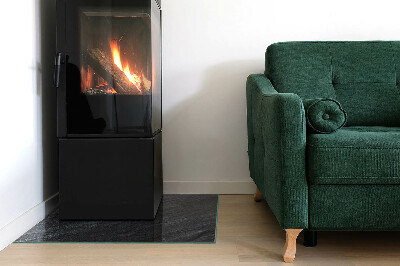 Onderplaat kachel rechthoekige Steenafwerking ontwerp