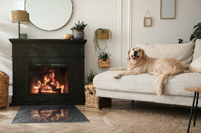 Onderplaat kachel rechthoekige Steenafwerking ontwerp