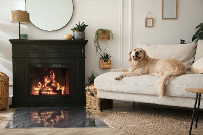 Onderplaat kachel rechthoekige Steenafwerking ontwerp