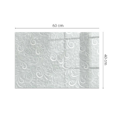 Onderplaat kachel rechthoekige Geavanceerd plantenontwerp