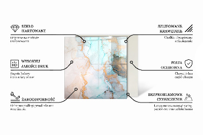 Onderplaat kachel rechthoekige Abstract 3D-patroon