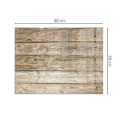 Onderplaat kachel rechthoekige Natuurlijk patroon van houten planken