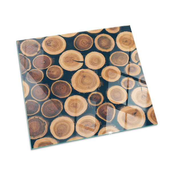 Kachel vloerplaat rechthoekige Een doos met een ingekerfd houtmotief