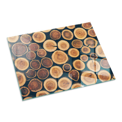 Kachel vloerplaat rechthoekige Een doos met een ingekerfd houtmotief